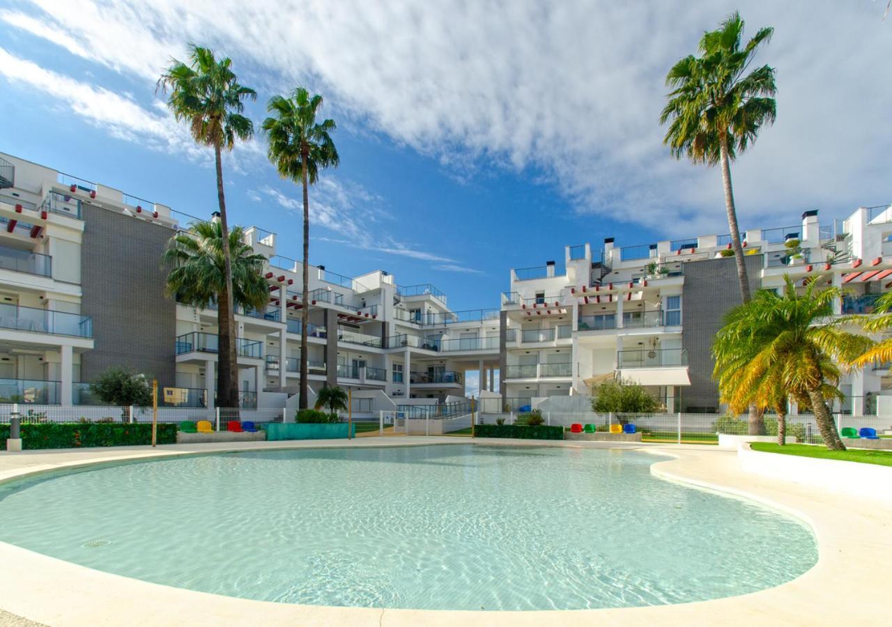 Apartamento Victoria Playa III Con Una Gran Terraza Denia Eksteriør bilde