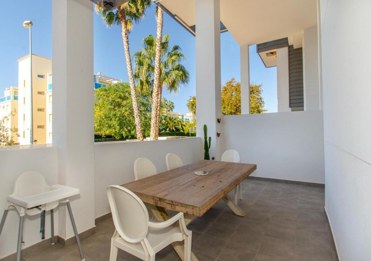 Apartamento Victoria Playa III Con Una Gran Terraza Denia Eksteriør bilde