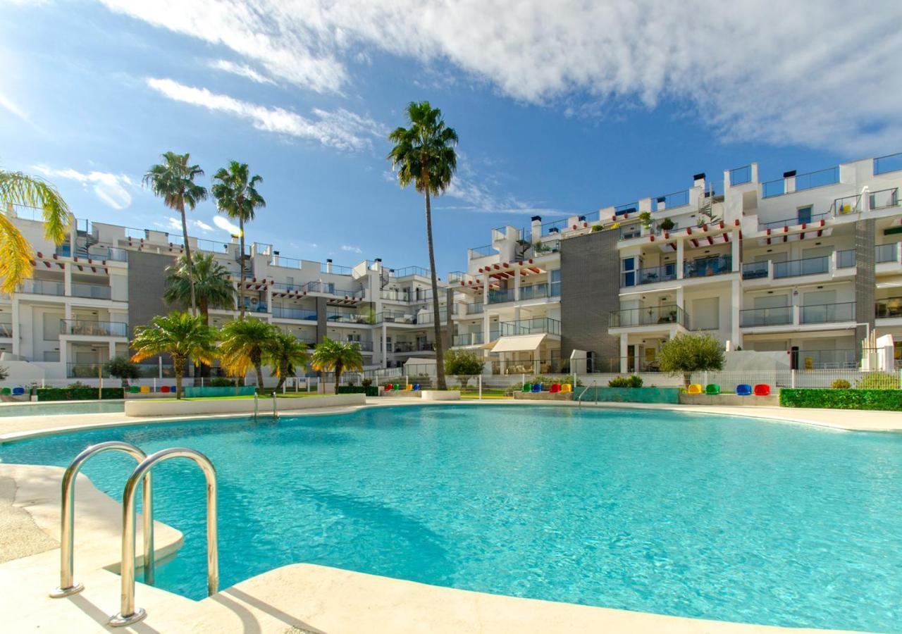 Apartamento Victoria Playa III Con Una Gran Terraza Denia Eksteriør bilde