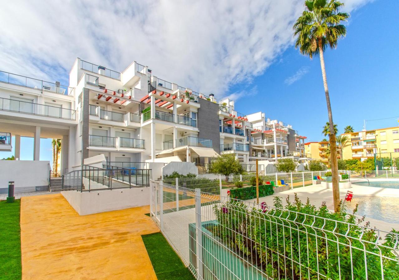 Apartamento Victoria Playa III Con Una Gran Terraza Denia Eksteriør bilde
