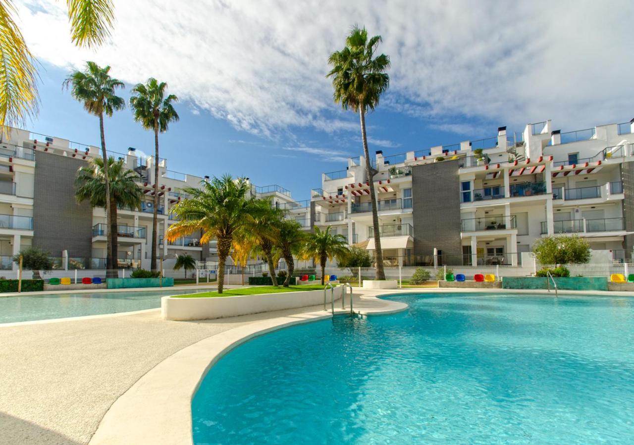 Apartamento Victoria Playa III Con Una Gran Terraza Denia Eksteriør bilde