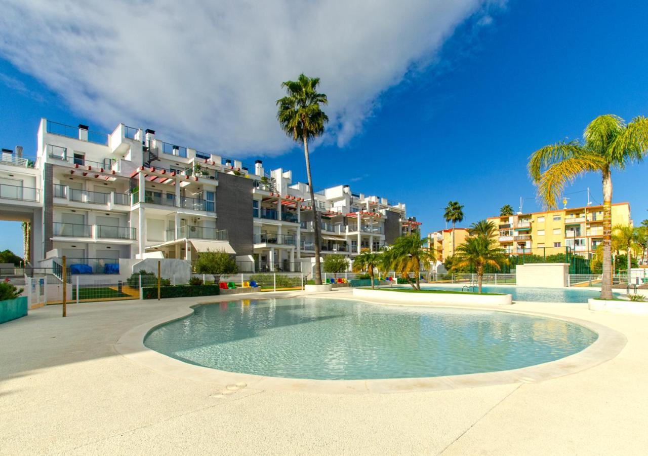 Apartamento Victoria Playa III Con Una Gran Terraza Denia Eksteriør bilde